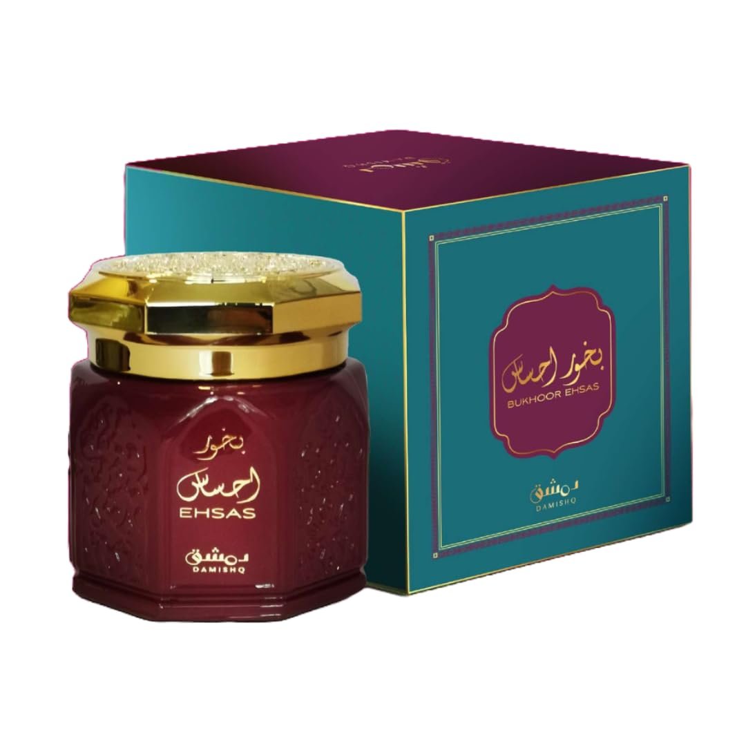 Damishq | Ehsas Premium Oud Bakhoor Arabic Incense | 70g - Image 2