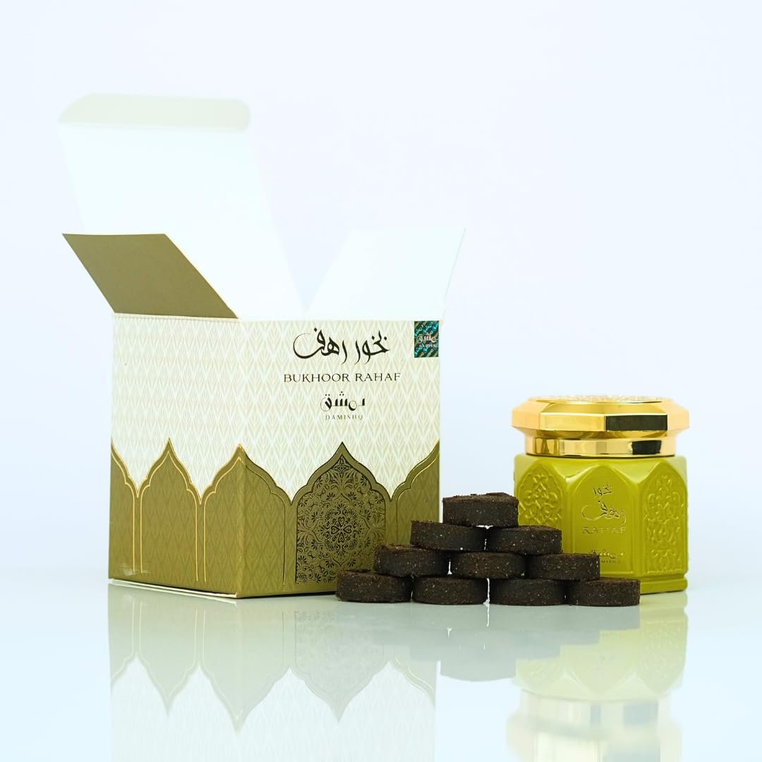 Damishq | Rahaf Premium Oud Bakhoor Arabic Incense | 70g - Image 2