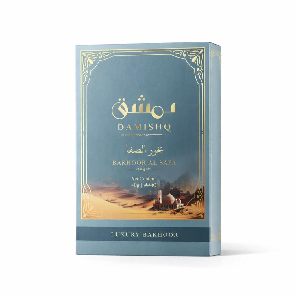 Damishq Al Safa Premium Arabic Bakhoor Incense 40g - 9 Pieces - Image 2