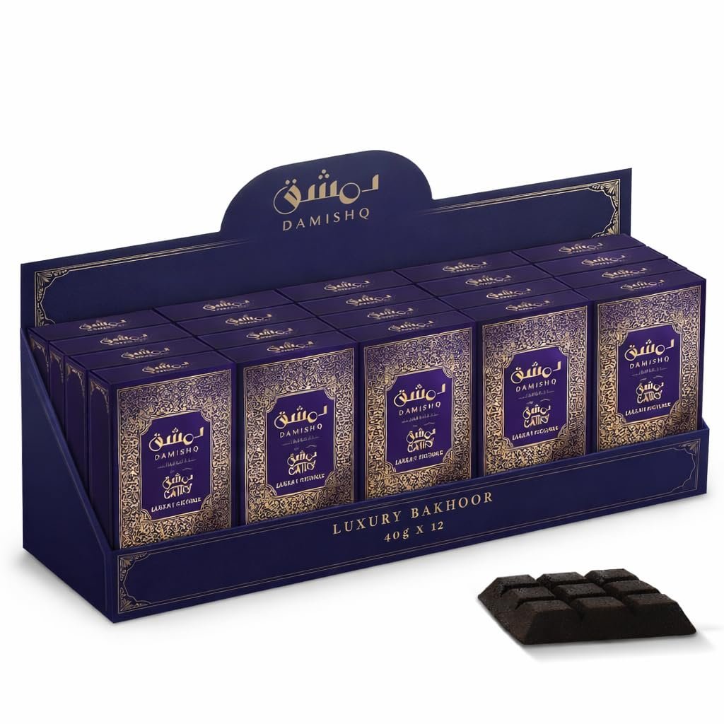 Damishq | Sultan Premium Arabic Bakhoor Incense | 12 Pcs 40g - Image 3