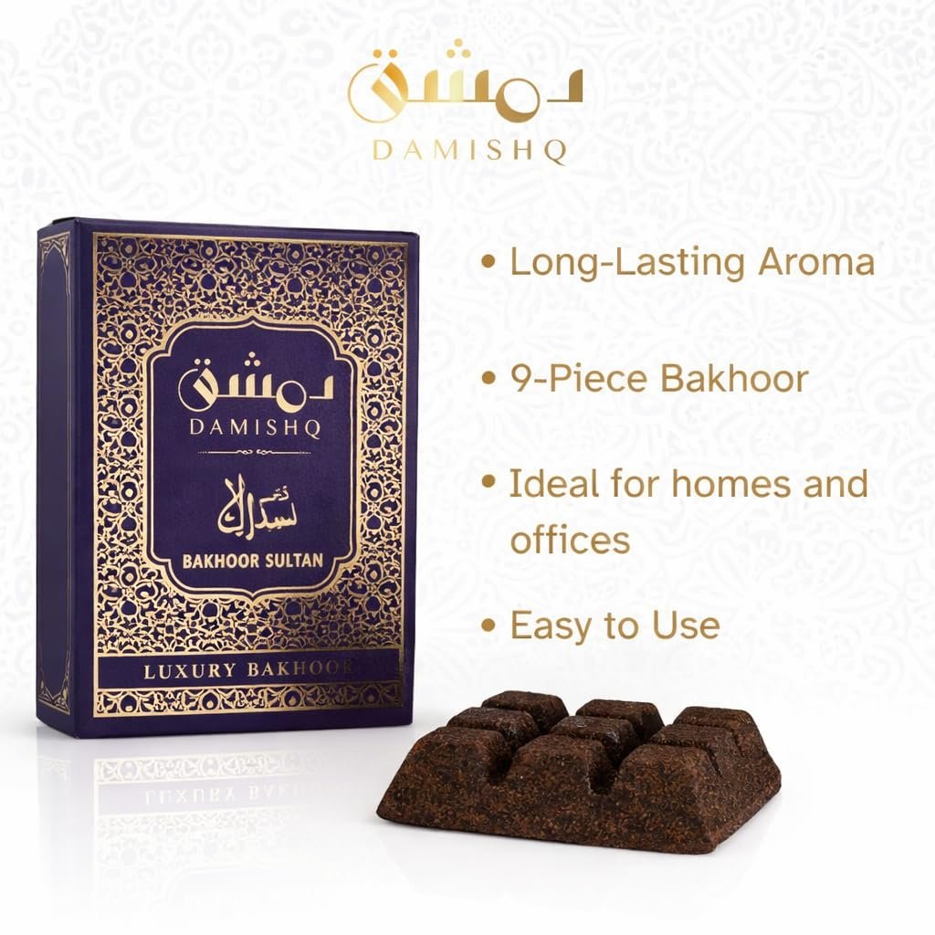 Damishq | Sultan Premium Arabic Bakhoor Incense | 12 Pcs 40g - Image 5