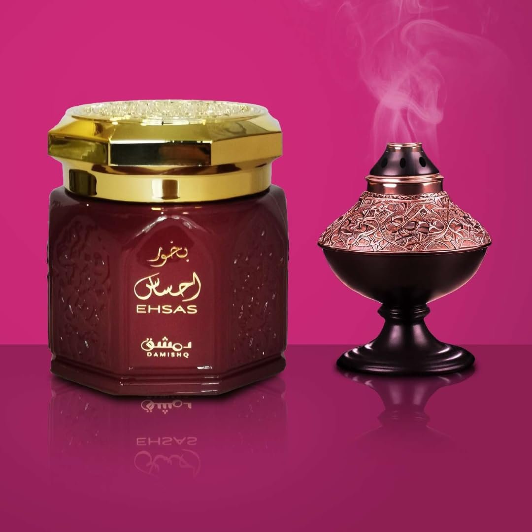 Damishq | Ehsas Premium Oud Bakhoor Arabic Incense | 70g - Image 3