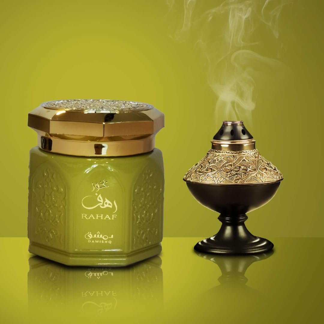 Damishq | Rahaf Premium Oud Bakhoor Arabic Incense | 70g - Image 4