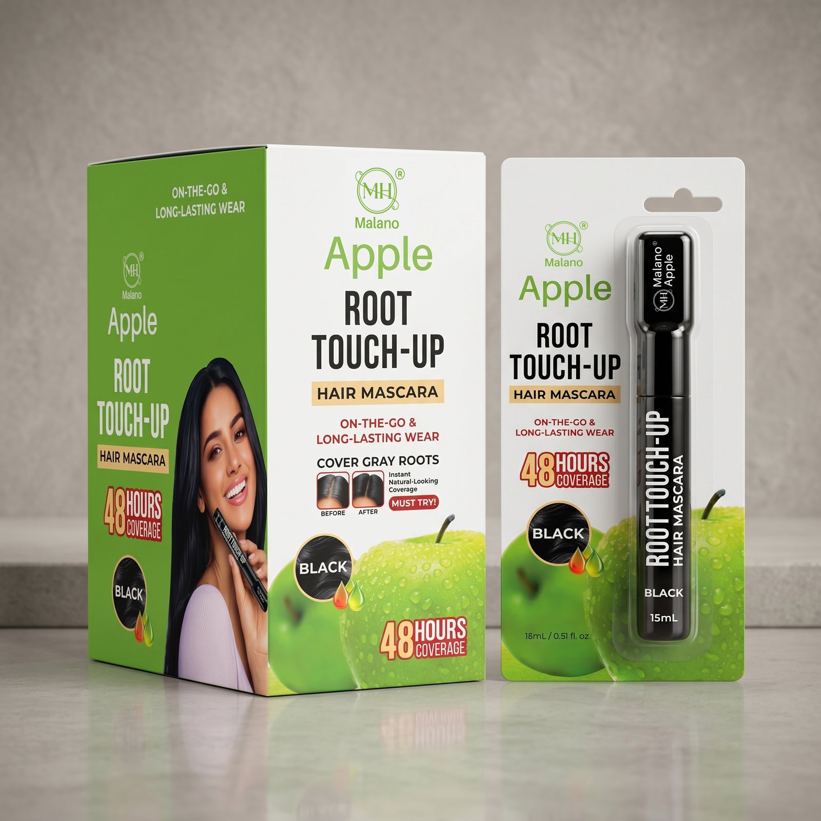 Apple Hair Root Touch-Up (Hair Mascara)