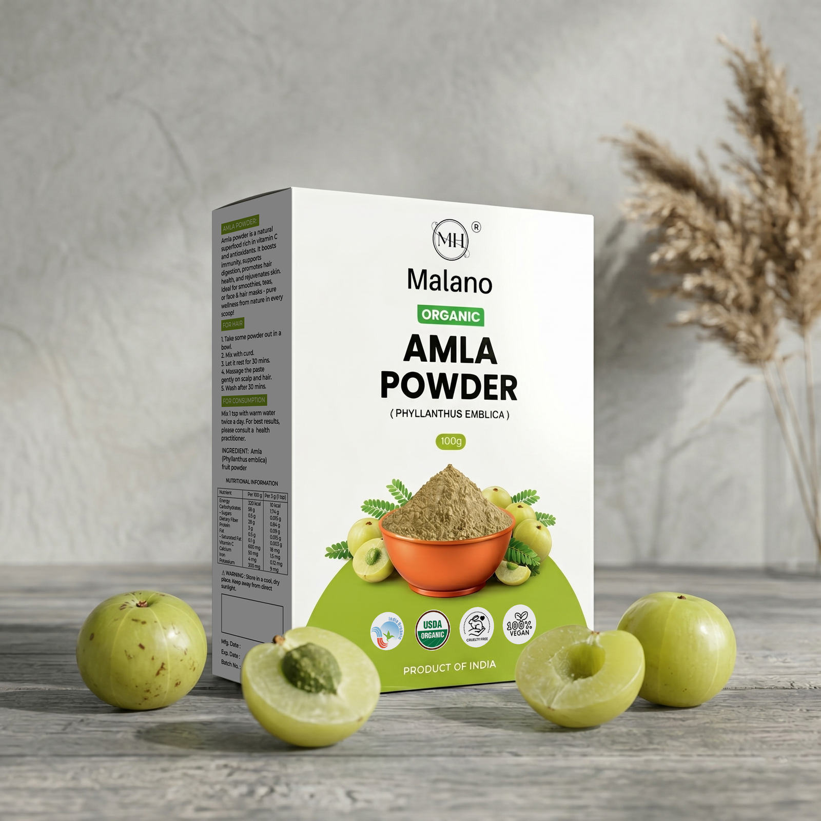 Organic Amla Powder 100g