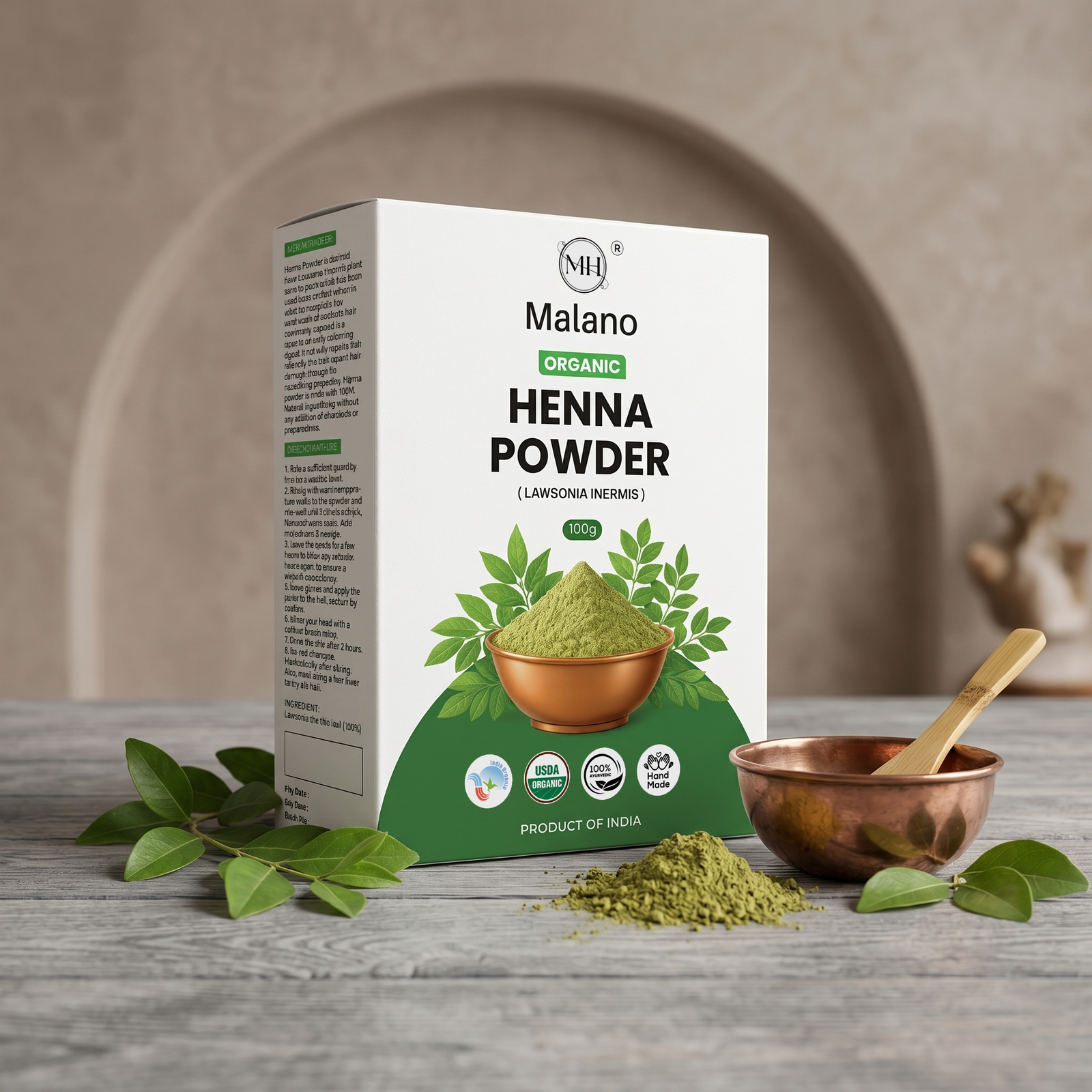 Organic Henna Powder 100g
