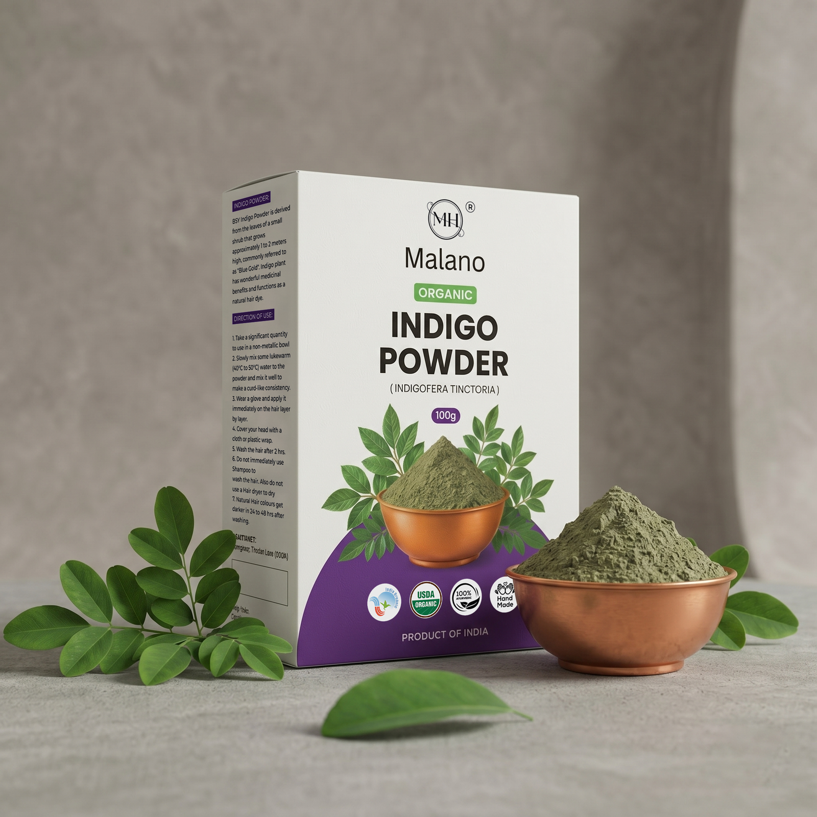 Organic Indigo Powder 100g
