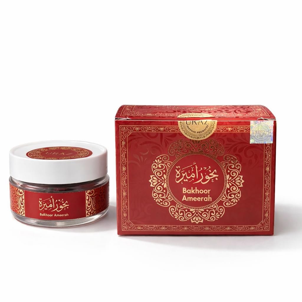 URAZ | Ameerah Premium Oud Bakhoor Arabic Incense | 50g - Image 2