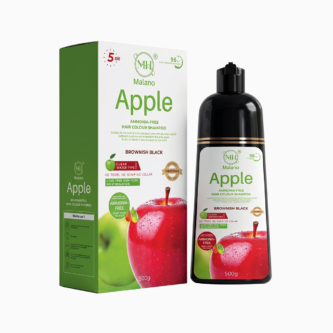 MH Malano | Apple Hair Colour Shampoo | Brownish Black | 500g