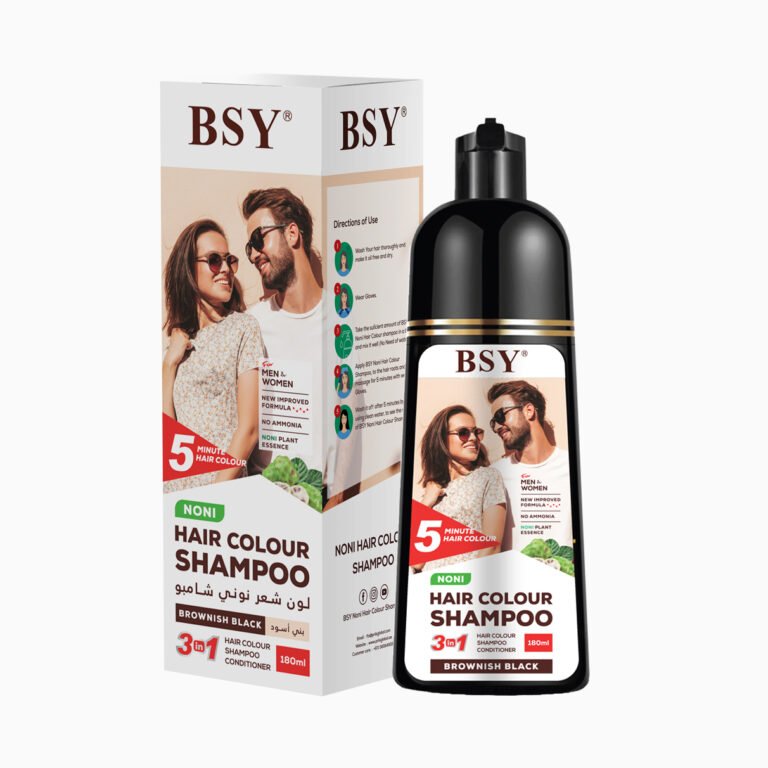 BSY | Noni Hair Colour Shampoo | Brownish Black | 180ml