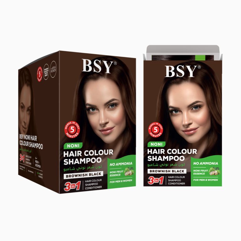 BSY | Noni Hair Colour Shampoo | Brownish Black | 20ml