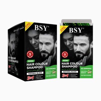 BSY | Noni Hair Colour Shampoo | Natural Black | 2x20ml