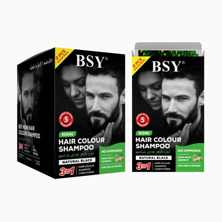 BSY | Noni Hair Colour Shampoo | Natural Black | 2x20ml