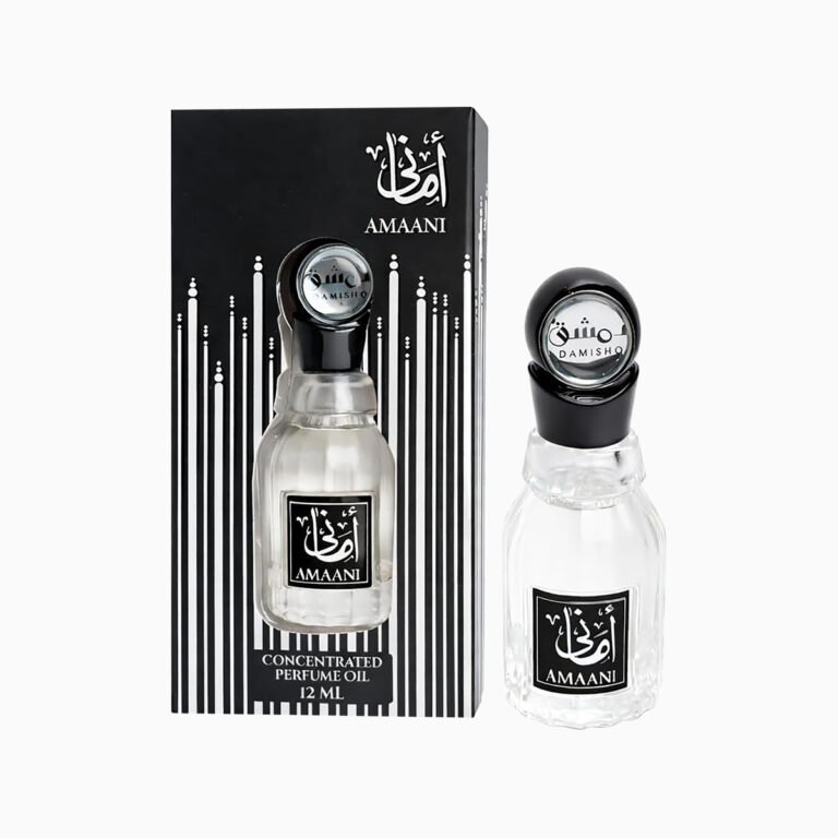 Damishq | Amaani Concentrated Perfume Oil Attar | 12ml | Alcohol-Free
