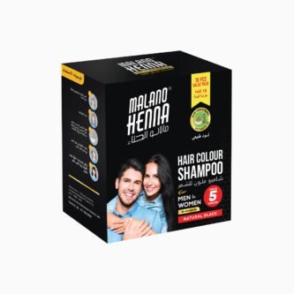 Malano | Henna Hair Colour Shampoo | Natural Black | 10x15ml