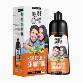Malano | Henna Hair Colour Shampoo | Brownish Black | 400ml