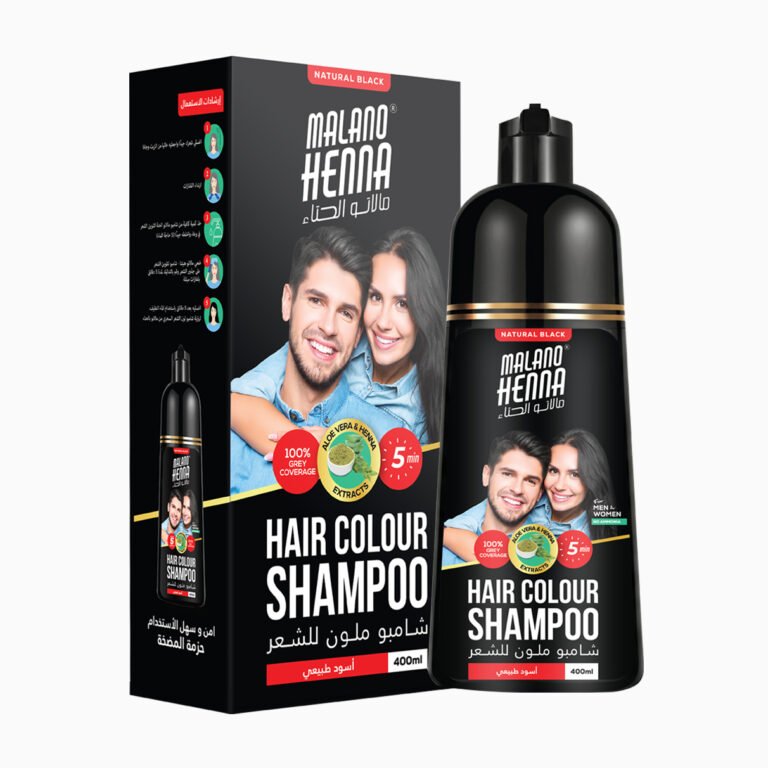 Malano | Henna Hair Colour Shampoo | Natural Black | 400ml