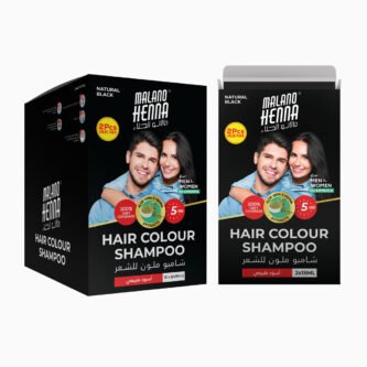 Malano | Henna Hair Colour Shampoo | Natural Black | 30ml